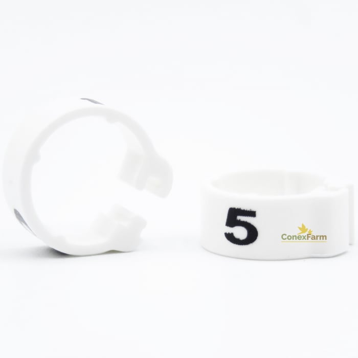 Inele (cleme) click  Ø 09 mm x 5 mm numerotate 1-25 [13]
