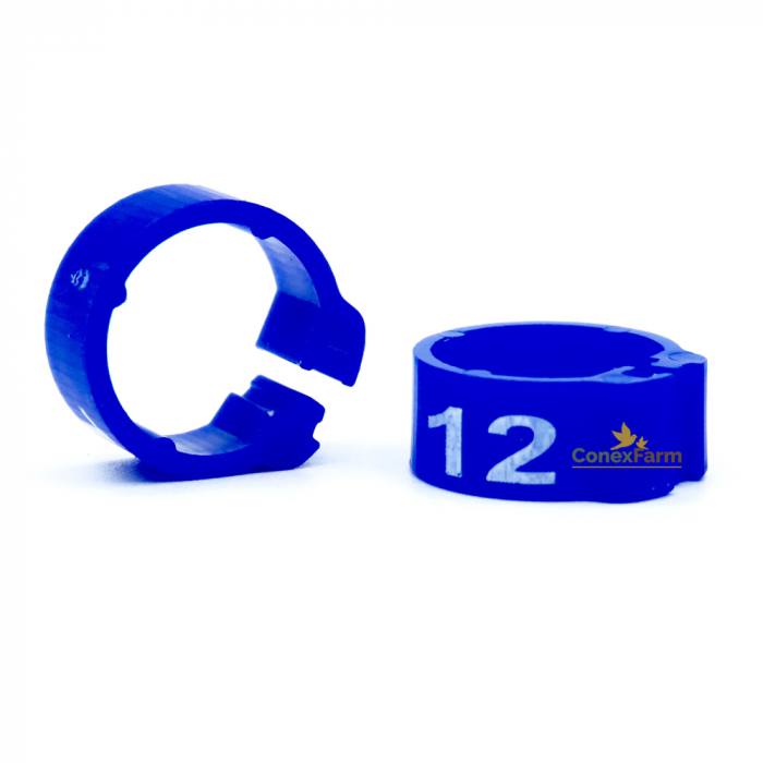 Inele (cleme) click  Ø 09 mm x 8 mm numerotate 1-25 [4]