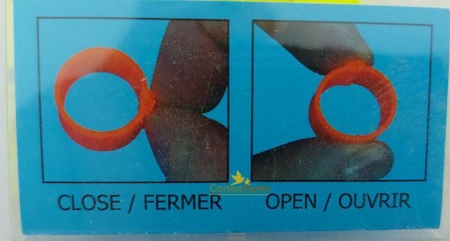 Inele (cleme) zip Ø 25 mm / 100 buc [3]