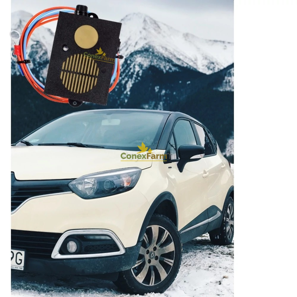 Sperietoare auto cu ultrasunete pentru jder, șoareci, șobolani - 2 difuzoare puternice + 1 x diodă UV [5]
