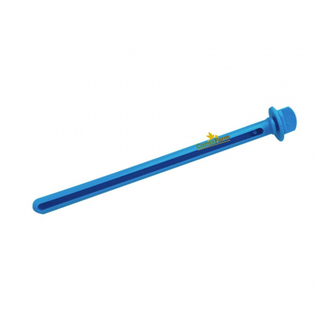 Păsări exotice - Odihnitor din plastic 20 cm - albastru
