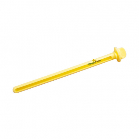Păsări exotice - Odihnitor din plastic 20 cm - galben