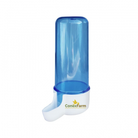 Adăpători - Adăpătoare pt. canari 100ml (tub albastru, bază albă)