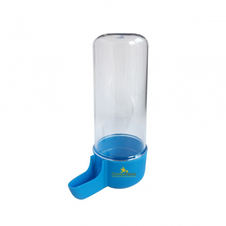 Adăpătoare pt. canari 200ml (tub transparent, bază colorată) [3]
