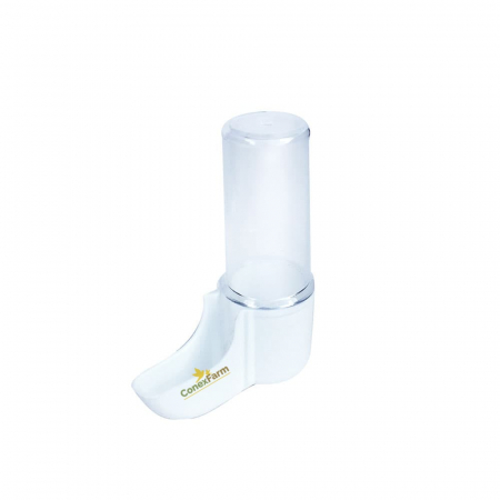 Adăpători - Adăpătoare pt. canari 20ml (tub transparent, bază albă)