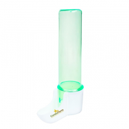 Adăpători - Adăpătoare pt. canari 30ml (tub verde, bază albă)