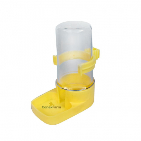 Adăpători - Adăpătoare pt. canari 70ml (tub transparent, bază colorată)