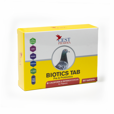 Suplimente Cest Pharma - Biotics Tab - 90 tablete