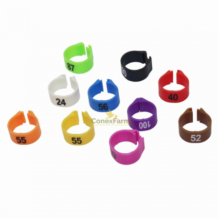 Accesorii - Inele(cleme) numerotate (1-50) Ø 8x5 mm / 50 buc