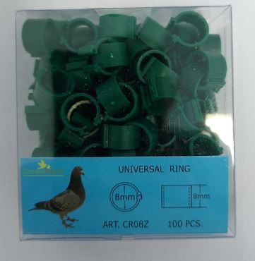Inele (cleme) zip Ø 8 mm / 100 buc [1]