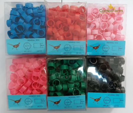 Accesorii - Inele (cleme) zip Ø 12 mm x 9mm / 100 buc