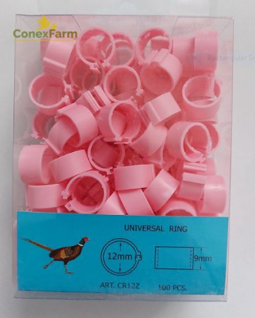 Inele (cleme) zip Ø 12 mm x 9mm / 100 buc [6]