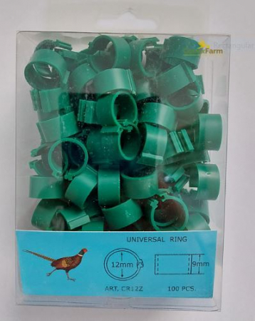 Inele (cleme) zip Ø 12 mm x 9mm / 100 buc [7]