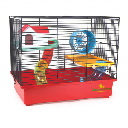 Rozătoare - Cușcă pentru rozătoare mici - 49x32,5x41,5cm