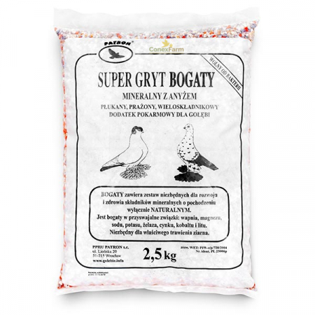 Suplimente - Patron - GRIT Mynaralny Bogaty - 2,5 kg