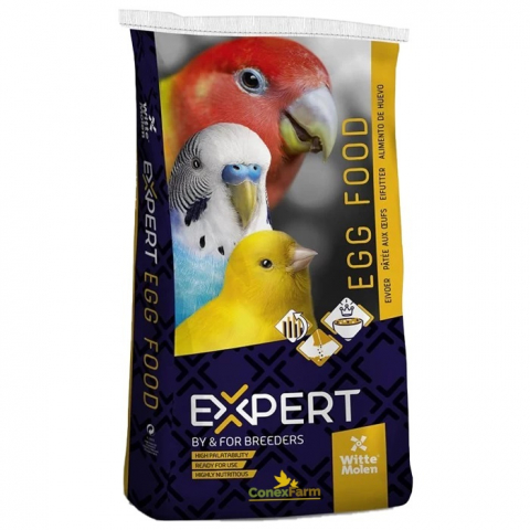 Suplimente - Hrană umedă pe bază de ou păsări exotice – Witte Molen Expert Original Egg Food 10 kg