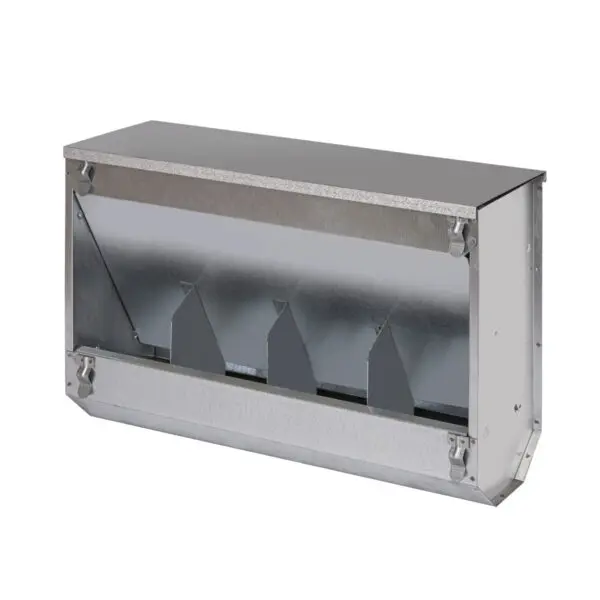 Hrănitori - Hrănitoare din metal pentru iepuri cu 4 compartimente cu capac