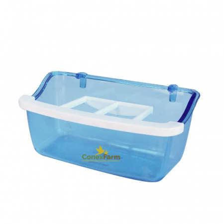 Hrănitori - Hrănitoare pentru păsări 10 cm - albastru