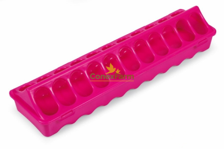 Hrănitori - Hrănitoare pentru pui si prepeliță 40 cm – pink