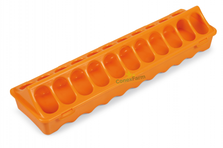 Hrănitori - Hrănitoare pentru pui si prepeliță 40 cm - portocaliu