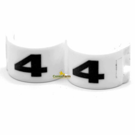 Inele (cleme) click numerotate 1-10 Ø 10 mm [5]