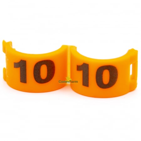 Inele (cleme) click numerotate 1-10 Ø 10 mm [4]