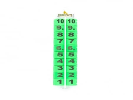 Accesorii - Inele (cleme) click numerotate 1-10 Ø 12 mm