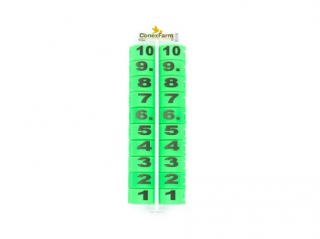 Accesorii - Inele (cleme) click numerotate 1-12 Ø 9 mm