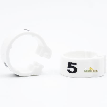 Inele (cleme) click  Ø 09 mm x 5 mm numerotate 1-25 [12]