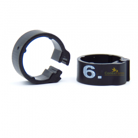 Inele (cleme) click  Ø 09 mm x 5 mm numerotate 1-25 [2]