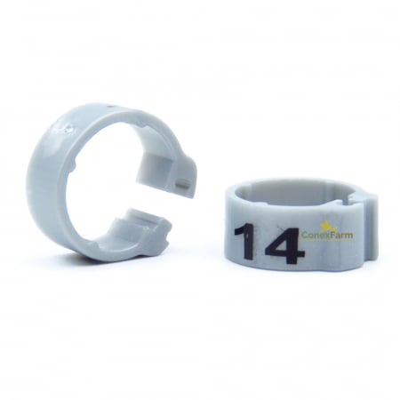 Inele (cleme) click  Ø 09 mm x 5 mm numerotate 1-25 [11]
