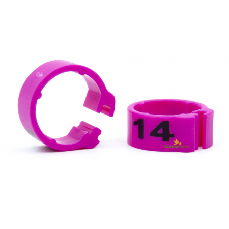 Inele (cleme) click  Ø 09 mm x 5 mm numerotate 1-25 [9]