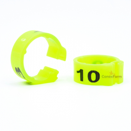 Inele (cleme) click  Ø 09 mm x 5 mm numerotate 1-25 [5]
