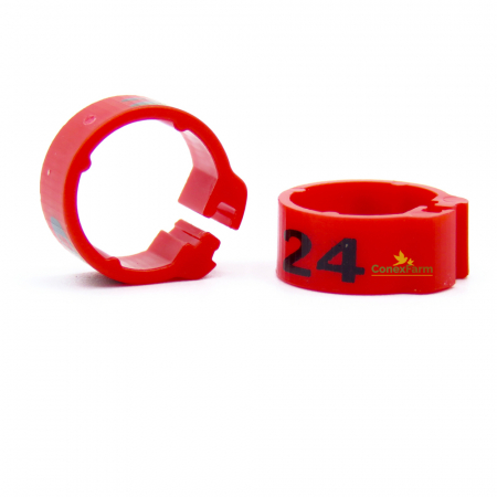 Inele (cleme) click  Ø 09 mm x 8 mm numerotate 1-25 [10]