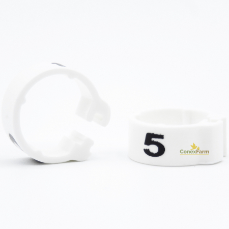 Inele (cleme) click  Ø 09 mm x 8 mm numerotate 1-25 [12]