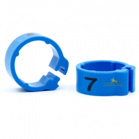 Inele (cleme) click  Ø 09 mm x 8 mm numerotate 1-25 [7]