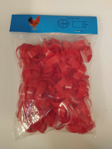 Accesorii - Inele (cleme) zip Ø 25 mm / 100 buc