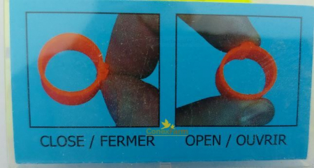 Inele (cleme) zip Ø 8 mm / 100 buc [2]