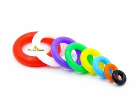 Accesorii - Inele elastice Ø 10 mm 25buc/set