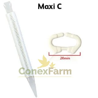 Accesorii - Inele pentru cioc contra canibalismului la păsări de ornament și curte L+