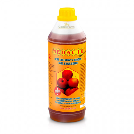 Suplimente - Patron - MEDACID - oțet de mere cu miere și vitamina C  1000 ml