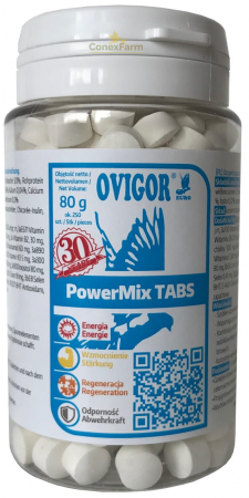 Suplimente - Ovigor - PowerMix TABS 80g/250db