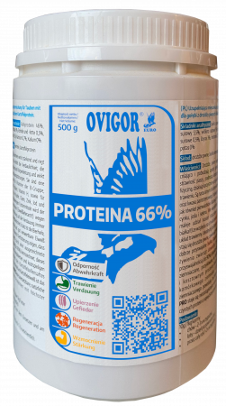 Suplimente - Ovigor - Proteina 66% 500 g