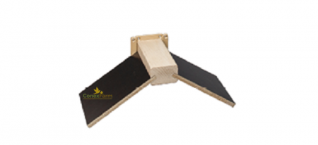 Accesorii - Odihnitor/Stinghie de lemn cu aripi din placaj negru
