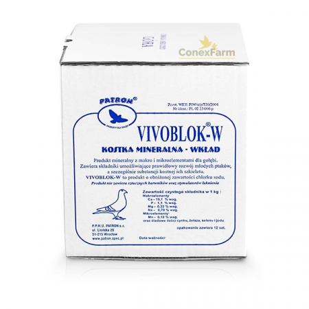 Porumbei - VIVOBLOK-W Cuburi minerale