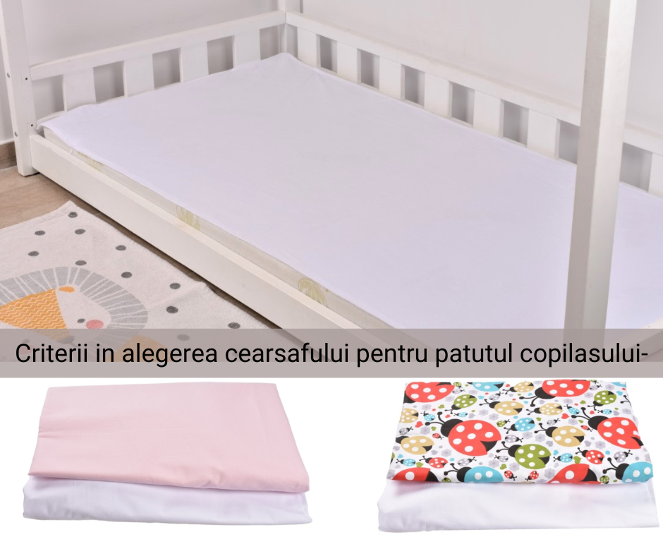 Criterii in alegerea cearsafului pentru patutul copilasului- utila sau nu protectia impermeabila?