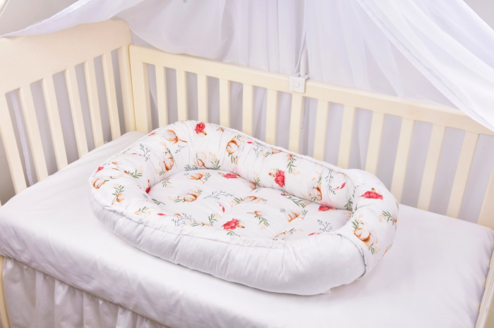 Babynest model flori de bumbac [4]