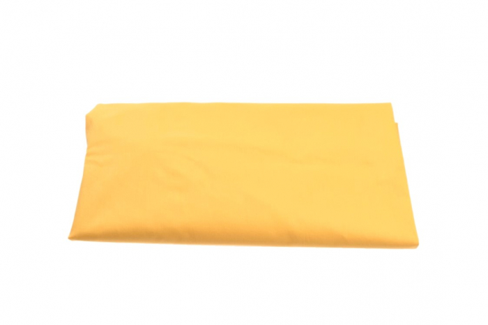 Cearsaf pat bumbac 100% culoare galben  90x200x10 cm [3]