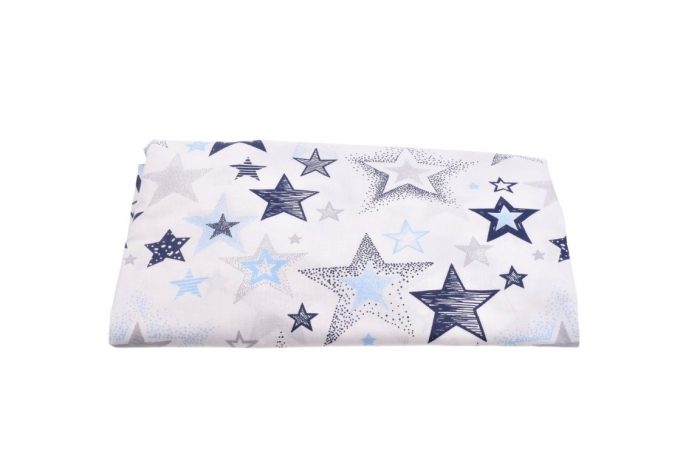 Cearsaf patut 120x60 cm bumbac 100% model stelute [2]