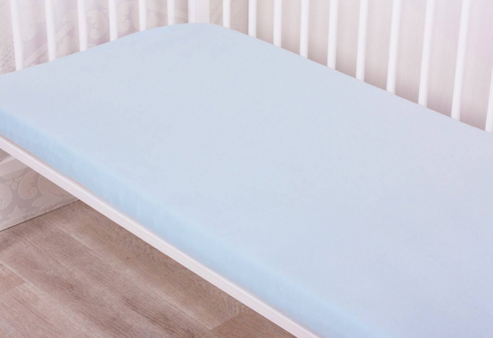 Cearsaf patut 90x40/50 cm bumbac 100% bleu [3]